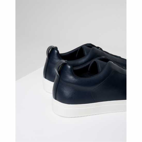 Threadbare Men's Acefield Casual Low-Top Trainers Navy Mix 