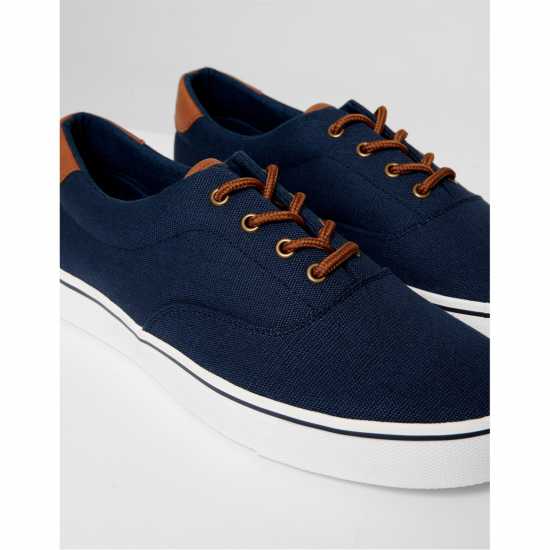 Threadbare Men's Casual Low-Top Trainers Морска синьо Threadbare Men's Casual Low-Top Trainers Морска синьо