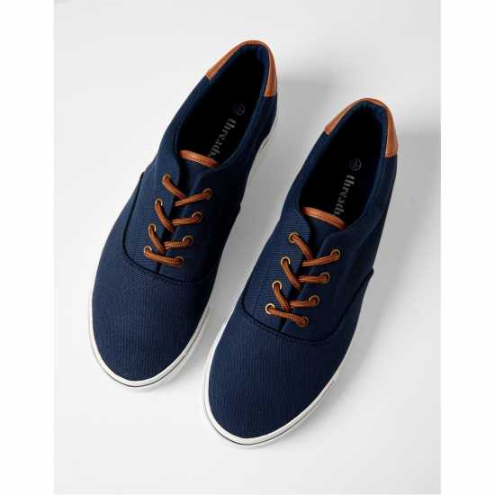 Threadbare Men's Casual Low-Top Trainers Морска синьо Threadbare Men's Casual Low-Top Trainers Морска синьо