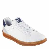 Skechers Leather Bungee Lace Sneaker Low-Top Trainers Mens