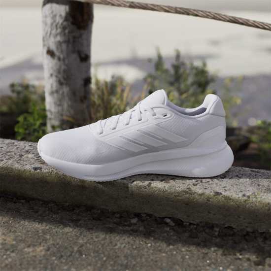 Мъжки маратонки Adidas Run Falcon 5 Trainers Mens Три бяло Adidas Run Falcon 5 Trainers Mens Три бяло Мъжки маратонки