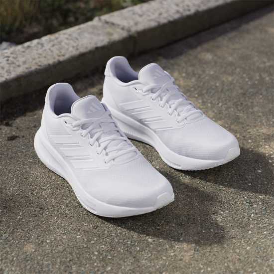 Мъжки маратонки Adidas Run Falcon 5 Trainers Mens Три бяло Adidas Run Falcon 5 Trainers Mens Три бяло Мъжки маратонки