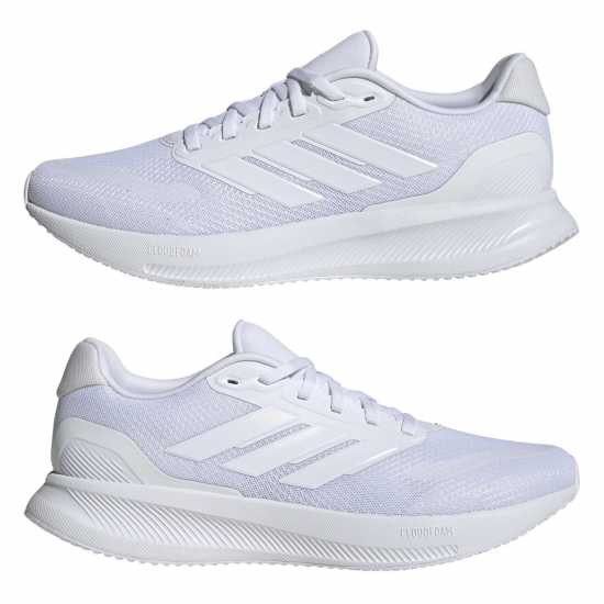 Мъжки маратонки Adidas Run Falcon 5 Trainers Mens Три бяло Adidas Run Falcon 5 Trainers Mens Три бяло Мъжки маратонки