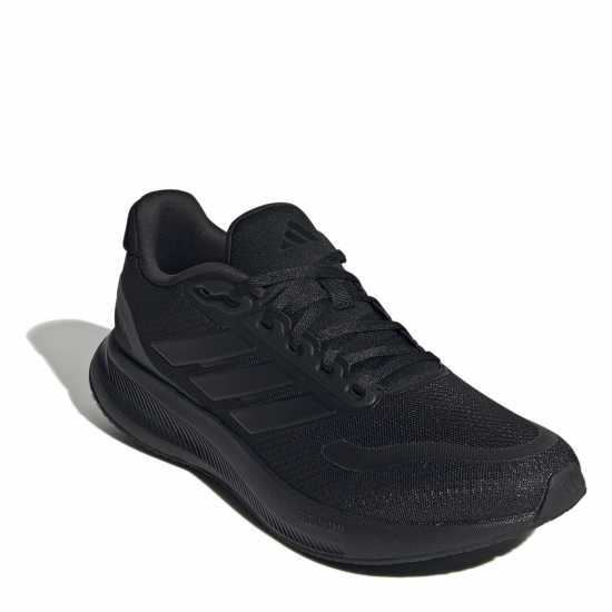 Мъжки маратонки Adidas Run Falcon 5 Trainers Mens Трикратно черно Adidas Run Falcon 5 Trainers Mens Трикратно черно Мъжки маратонки