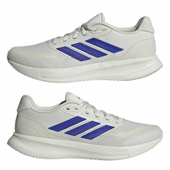 Adidas Run Falcon 5 Trainers Mens Сиво/Синьо/Бяло Мъжки маратонки