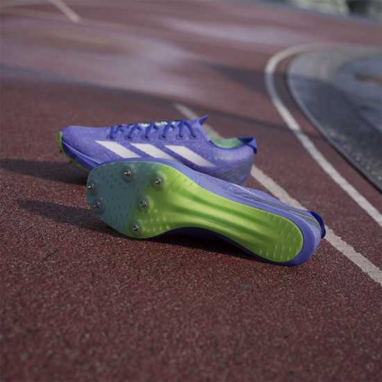 Adidas Adizero Prime Sp3 Training Shoes Mens Син/Мет/Лмн Мъжки маратонки за фитнес