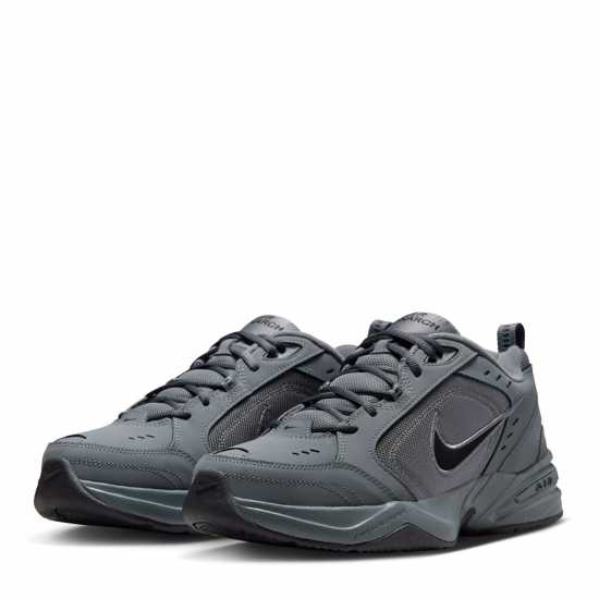 Мъжки маратонки Nike Air Monarch Iv Training Shoes Mens Сиво/Черно Nike Air Monarch Iv Training Shoes Mens Сиво/Черно Мъжки маратонки