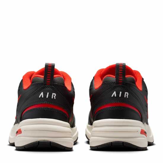 Nike Air Monarch Iv Training Shoes Mens Black/Red 