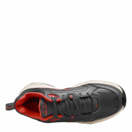 Nike Air Monarch Iv Training Shoes Mens Black/Red 