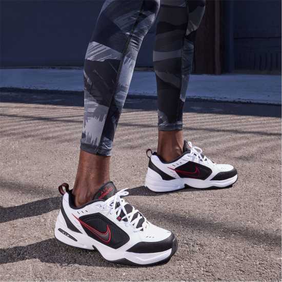 Nike Air Monarch Iv Training Shoes Mens Бяло/Черно Мъжки маратонки