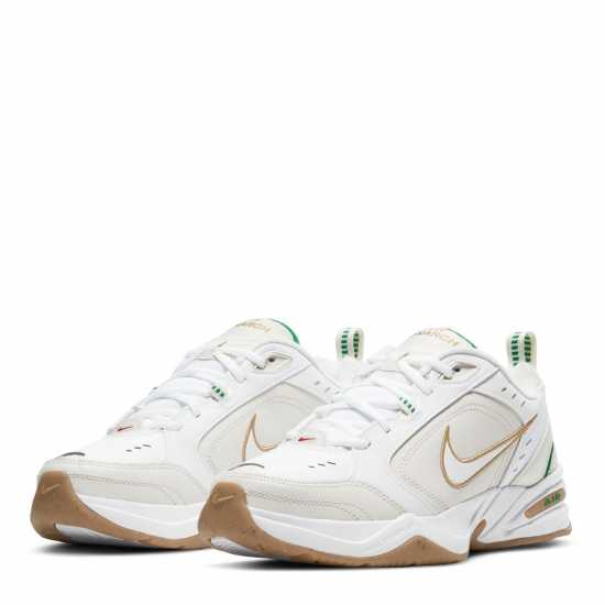 Мъжки маратонки Nike Air Monarch Iv Training Shoes Mens Wht/Gold/Green Nike Air Monarch Iv Training Shoes Mens Wht/Gold/Green Мъжки маратонки