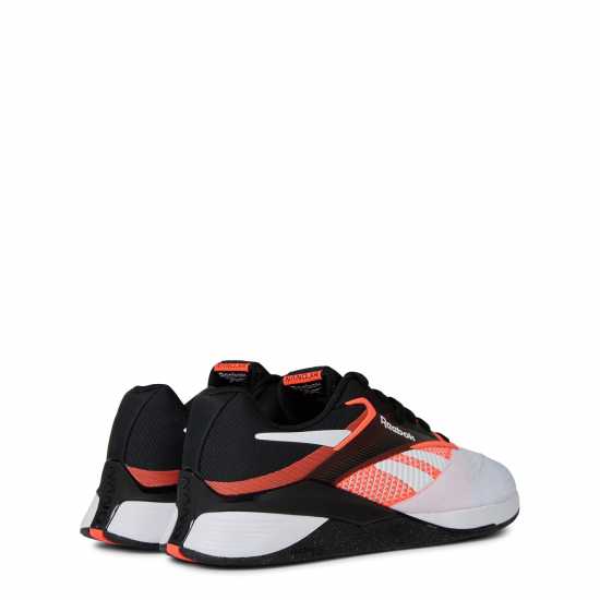 Мъжки маратонки за фитнес Reebok Nano X4 Training Shoes Mens Бяло/Оранжево/Черно Reebok Nano X4 Training Shoes Mens Бяло/Оранжево/Черно Мъжки маратонки за фитнес