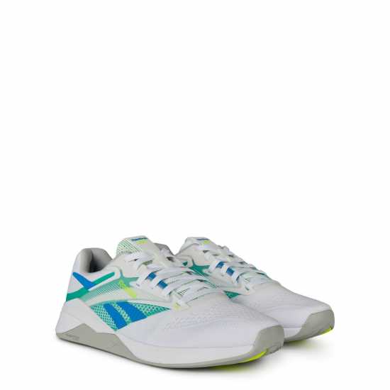 Reebok Nano X4 Training Shoes Mens Бяло/Зелено Мъжки маратонки за фитнес