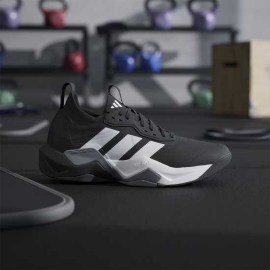 Adidas Rapidmove Adv 2 Hiit Training Shoes Mens Черно/Бяло Мъжки маратонки за фитнес