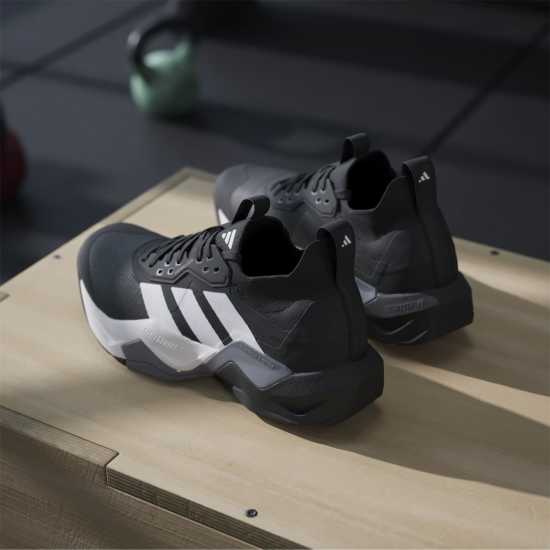 Adidas Rapidmove Adv 2 Hiit Training Shoes Mens Черно/Бяло Мъжки маратонки за фитнес