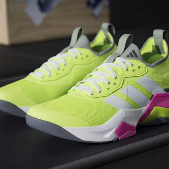 Adidas Rapidmove Adv 2 Hiit Training Shoes Mens Ясно Лимон Мъжки маратонки за фитнес