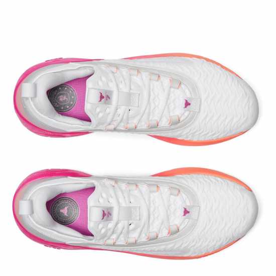 Мъжки маратонки за фитнес Under Armour Armour Ua Project Rock 7 Training Shoes Mens White Under Armour Armour Ua Project Rock 7 Training Shoes Mens White Мъжки маратонки за фитнес