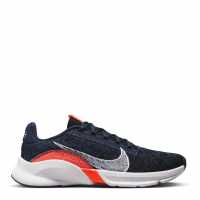 Nike SuperRep Go 3 Next Nature Flyknit Men's Training Shoes Navy/Wht/Red Мъжки маратонки