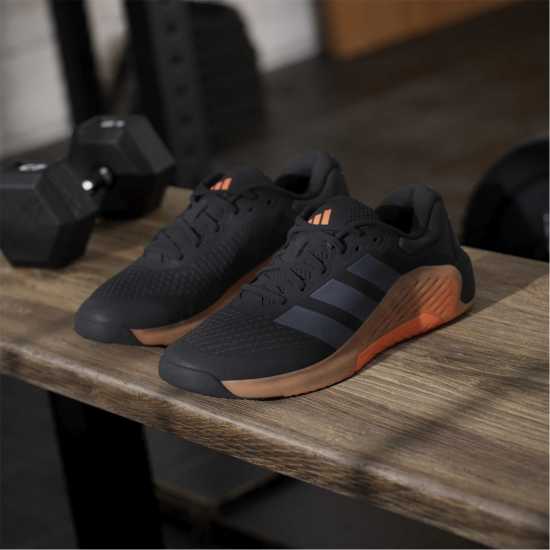 Adidas Men's Training Shoes Black/Orange 
