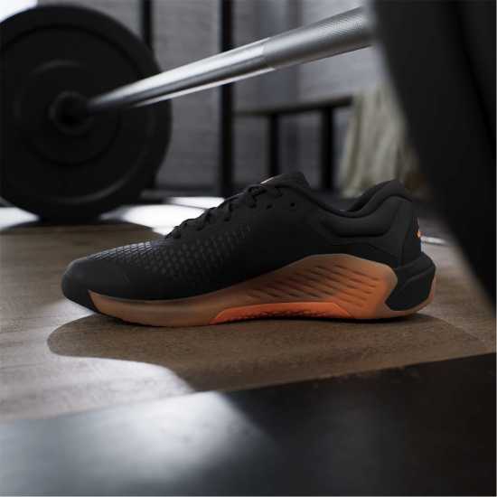 Adidas Men's Training Shoes Black/Orange 