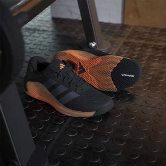 Adidas Men's Training Shoes Black/Orange 