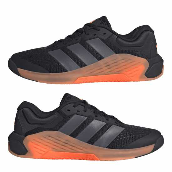 Adidas Men's Training Shoes Black/Orange 