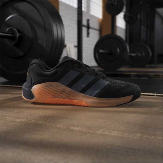 Adidas Men's Training Shoes Black/Orange 