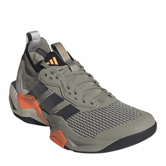 Adidas Men's Training Shoes Silver/Orange Adidas Men's Training Shoes Silver/Orange