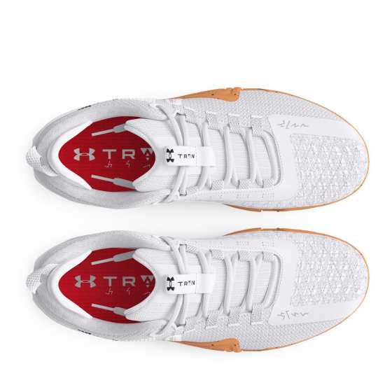 Under Armour Tribase Reign 6 Бяло/Сиво Мъжки маратонки за фитнес