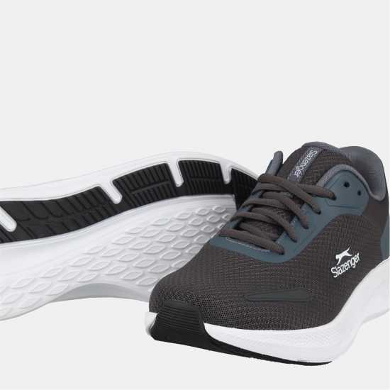 Slazenger Assent Trainer Mens Сиво/Бяло Slazenger Assent Trainer Mens Сиво/Бяло