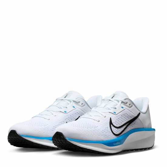Nike Quest 6 Mens Road Running Shoes Бяло/Черно-Синьо 
