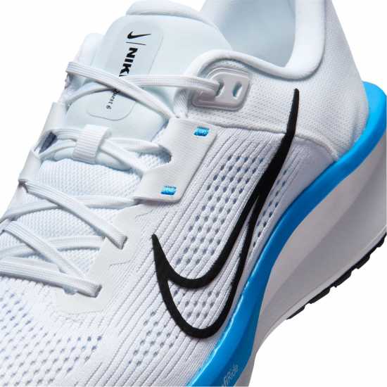 Nike Quest 6 Mens Road Running Shoes Бяло/Черно-Синьо 