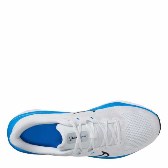 Nike Quest 6 Mens Road Running Shoes Бяло/Черно-Синьо 