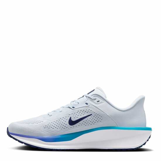 Nike Quest 6 Mens Road Running Shoes Сиво/Синьо/Бяло Мъжки маратонки за бягане