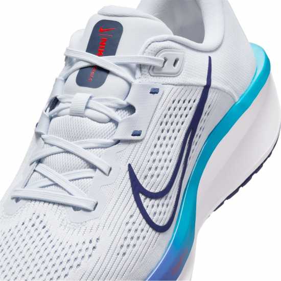 Nike Quest 6 Mens Road Running Shoes Сиво/Синьо/Бяло Мъжки маратонки за бягане