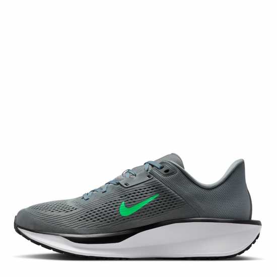 Nike Quest 6 Mens Road Running Shoes Grey/Green Мъжки маратонки за бягане