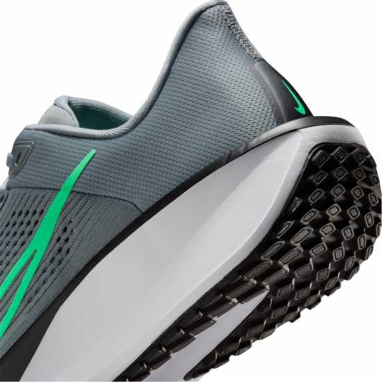 Nike Quest 6 Mens Road Running Shoes Grey/Green Мъжки маратонки за бягане