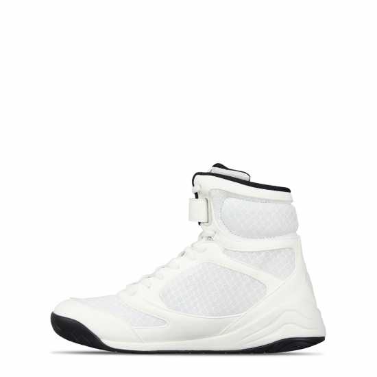 Бокс обувки Everlast Pro Elite Boxing Boots Mens Бяло Everlast Pro Elite Boxing Boots Mens Бяло Бокс обувки