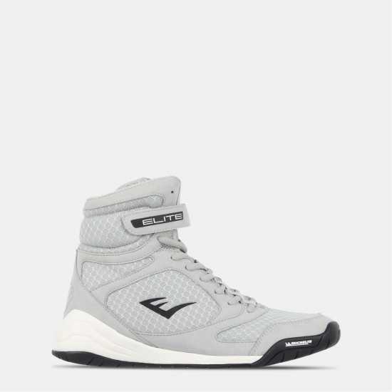 Everlast Pro Elite Boxing Boots Mens Everlast Pro Elite Boxing Boots Mens Сиво