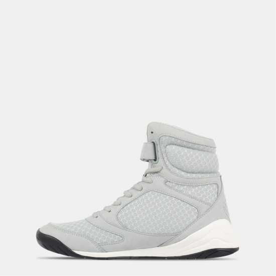 Everlast Pro Elite Boxing Boots Mens Everlast Pro Elite Boxing Boots Mens Сиво