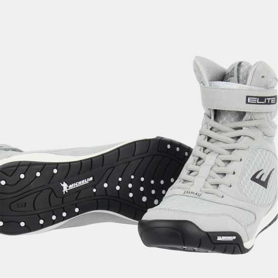 Everlast Pro Elite Boxing Boots Mens Everlast Pro Elite Boxing Boots Mens Сиво