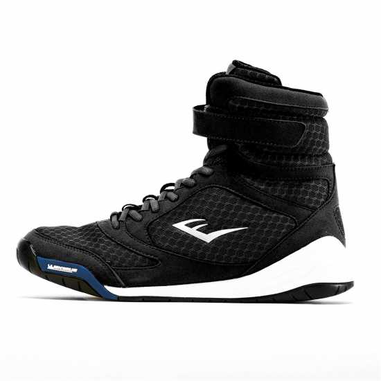 Бокс обувки Everlast Pro Elite Boxing Boots Mens Черно Everlast Pro Elite Boxing Boots Mens Черно Бокс обувки