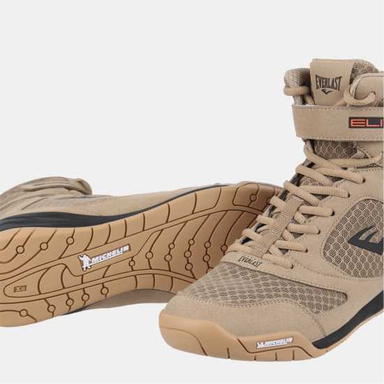 Everlast Pro Elite Boxing Boots Mens Бежово 