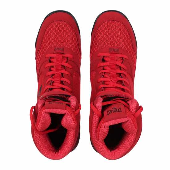Бокс обувки Everlast Pro Elite Boxing Boots Mens Червено Everlast Pro Elite Boxing Boots Mens Червено Бокс обувки