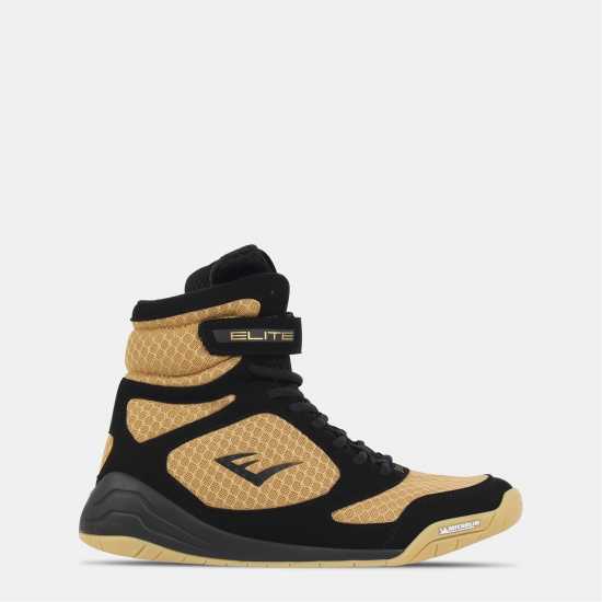 Everlast Pro Elite Boxing Boots Mens Черно/Злато 