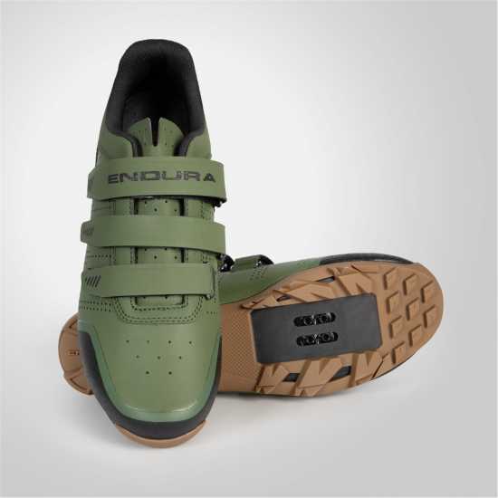 Обувки за колоездене Endura Endura Hummvee Xc Clipless Shoes Olive Green Endura Endura Hummvee Xc Clipless Shoes Olive Green Обувки за колоездене
