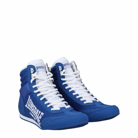 Lonsdale Contender Boxing Boots Синьо/Бяло 
