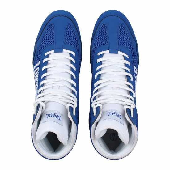 Lonsdale Contender Boxing Boots Синьо/Бяло 