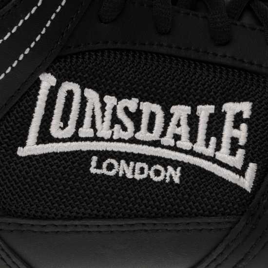 Lonsdale Contender Boxing Boots Черно/Бяло Бокс обувки