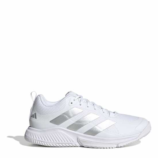 Нетбол Adidas Court Team Bounce 2.0 Shoes Womens White/Silver Adidas Court Team Bounce 2.0 Shoes Womens White/Silver Нетбол